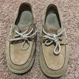 Sperry Leather Tan / Khaki Boating / Loafer Shoes